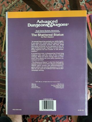 Advanced Dungeons and Dragons: The Shattered Statue 2