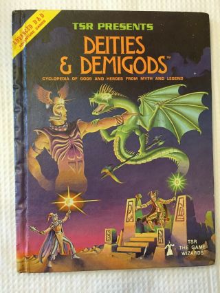 Dungeons And Dragons Deities And Demigods 1st Edition 128 Page