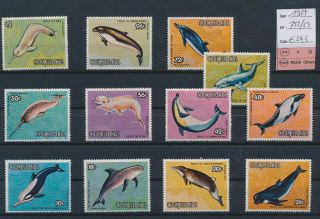Lo10642 Cook Islands 1984 Dolphin Fish Sealife Fine Lot Mnh Cv 26,  5 Eur
