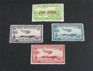 Nystamps British Zealand Stamp C4//c8 Og H $38 U11y2262