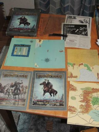 1987 Ad&d Dungeons & Dragons Forgotten Realms Campaign Set 1031 Box Complete