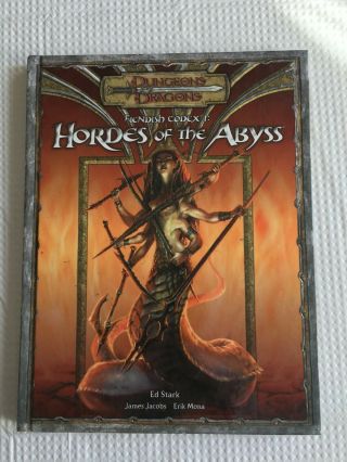 Dungeons And Dragons 3.  5 Hordes Of The Abyss Fiendish Codex I