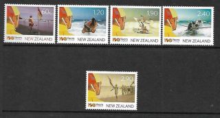 5 Zealand 2010 Muh Sheet Stamps (life Saving) ($8.  15 Bargain)