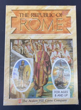The Republic Of Rome 885 By Avalon Hill Games – Ca 1990