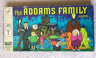 Vintage The Addams Family 1973 Board Game - Milton Bradley - Hanna Barbera Rare