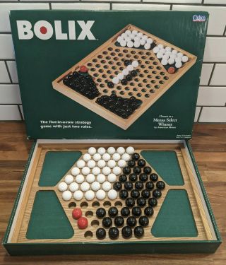 Rare Vintage 2000 Bolix Game By Cadaco,  100 Complete,