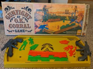 Vintage Ideal 1973 Gunfight At Ok Corral Crossfire Game Box