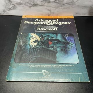 Advanced Dungeons And Dragons | Dungeon Module I6 | Ravenloft | 1983 | 9075