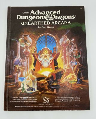 Ad&d Unearthed Arcana Advanced Dungeons & Dragons Tsr 1985 1st Edition 5th Print