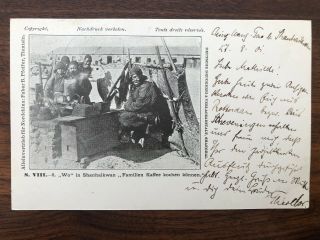 China Old Postcard Shan Hai Kwan Family Ching Wang Tao To Germany 1901