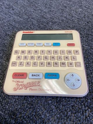 Franklin Scr - 226 The Official Scrabble Players Dictionary - Great