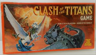 Clash Of The Titans Vintage Movie Tie - In Board Game 1981
