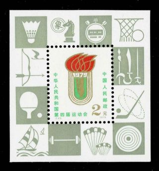 China Stamp 1979 J43m 4th National Games Of Prc S/s Mnh Og