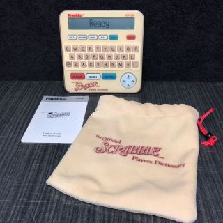 Franklin Electronic Official Scrabble Players Dictionary Handheld Game Scr - 226