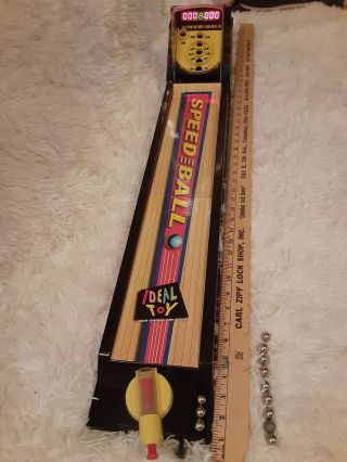 Skee Ball Arcade Game Ideal Toy Speed Ball 3ft 12 Balls 2