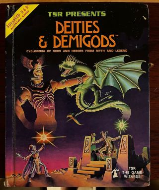 Ad&d Dungeons & Dragons Tsr - Deities And Demigods Cyclopedia