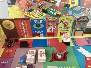 Vintage 1966 Shenanigans Board Game Complete Milton Bradley 4480 Carnival Fun 3