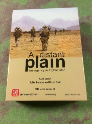 Gmt Games - A Distant Plain Third Edition Coin Series Volume Iii Barely Played