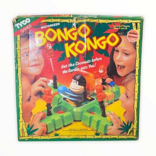 Rare Vintage 1989 Tyco Motorized Bongo Kongo Battery Operated Game