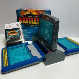 Electronic Talking Battleship Advanced Mission - 2000 Milton Bradley Complete