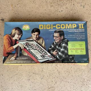 1965 Digi - Comp Ii - Toy Computer Game By E.  S.  R.  - Or Restoration