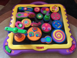 Tomy Gearation Magnetic Gear Board 1997 Toy