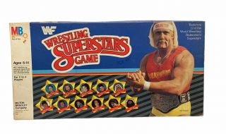 Wwf Wrestling Superstars Board Game Hulk Hogan 1985 Milton Bradley Complete