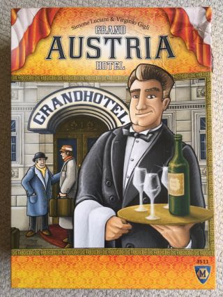 Pls Grand Austria Hotel Board Game English Edition