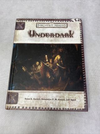 Dungeons & Dragons Forgotten Realms Underdark Campaign Accessory Book 885810000
