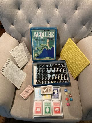 Vintage 1976 Board Game Aquire High Adventure In The World Of High Finance