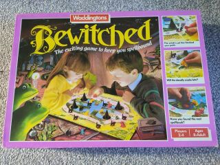 Waddingtons Vintage Bewitched Board Game 1988 - 100 Complete - Vgc Collectable