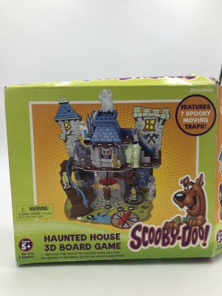 Haunted House Scooby Doo 3d Board Game Complete