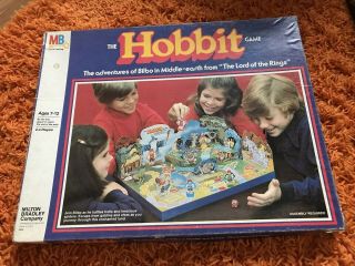 1978 Mb The Hobbit: Adventures Of Bilbo Lotr 3d Board Game Complete Vgc