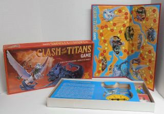 Vintage 1981 Clash Of The Titans Board Game By Whitman No Instructions