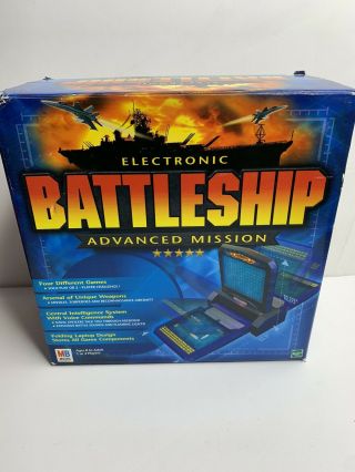 2000 Electronic Talking Battleship Advanced Mission Milton Bradley