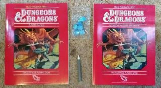Dungeons And Dragons Basic Rule Set 1 (1011) Complete Red Box - All Items