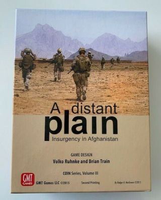 A Distant Plain Board Game Gmt Coin Volume Iii 2015 2nd Printing Complete