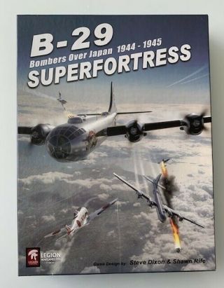 B - 29 Superfortress: Bombers Over Japan 2nd Ed Solitaire Board Game Legion Games