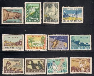 Korea.  1959 Sc 182 - 93 Mnh Og (3 - 3557)