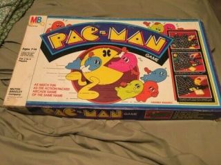 Pac Man Milton Bradley Board Game 1980 Complete 4216