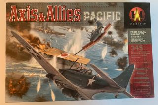 Axis & Allies Pacific Board Game (avalon Hill,  2000) Complete