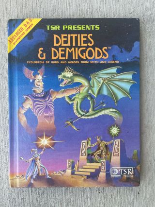 Ad&d Deities & Demigods Tsr Games Dungeons & Dragons Gary Gygax James Ward