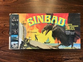 Sinbad Vintage Board Game 1978 Cadaco Columbia Pictures Movies Voyages Complete 2