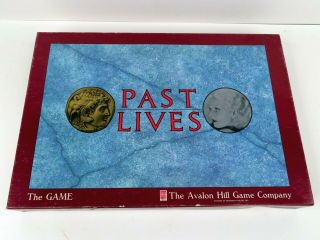Past Lives The Game History Board Game By Avalon Hill Complete Vintage 1988