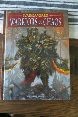 Warhammer Warriors Of Chaos Codex Hc Very Rare Hardcover 2012