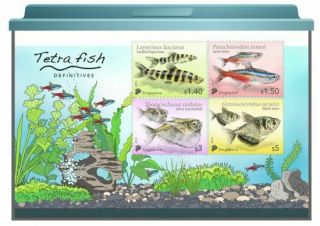 Singapore 2021 Tetra Fish High Values Collector 