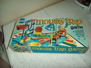 Vintage 1970 Mouse Trap Game By Ideal Complete In Great Shape