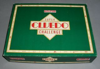 Cluedo Challenge Detective Board Game Waddingtons 1986 Complete Exc Rare
