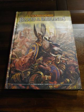 Warhammer Fantasy 8th Edition Campaign Book Blood In The Badlands Oop
