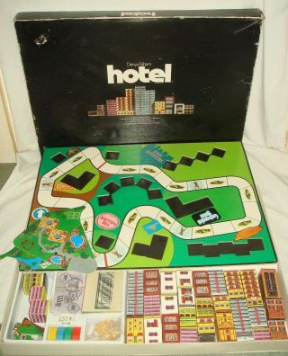 Denys Fisher Hotel Board Game 1974 Edition - Complete &